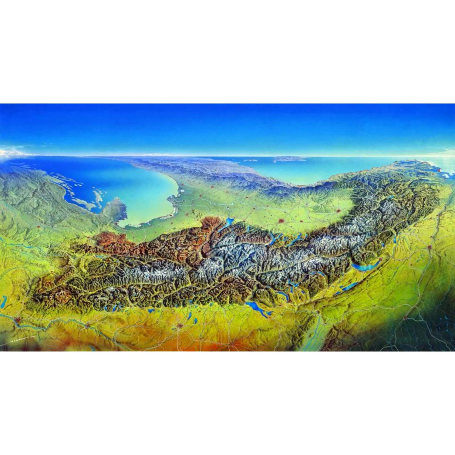 DAS GROßE BERANN-ALPENPANORAMA - Poster 3 DAS GROßE BERANN-ALPENPANORAMA - Poster