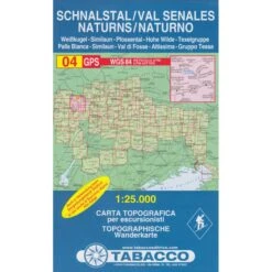 TABACCO 04 SCHNALSTAL - Wanderkarte