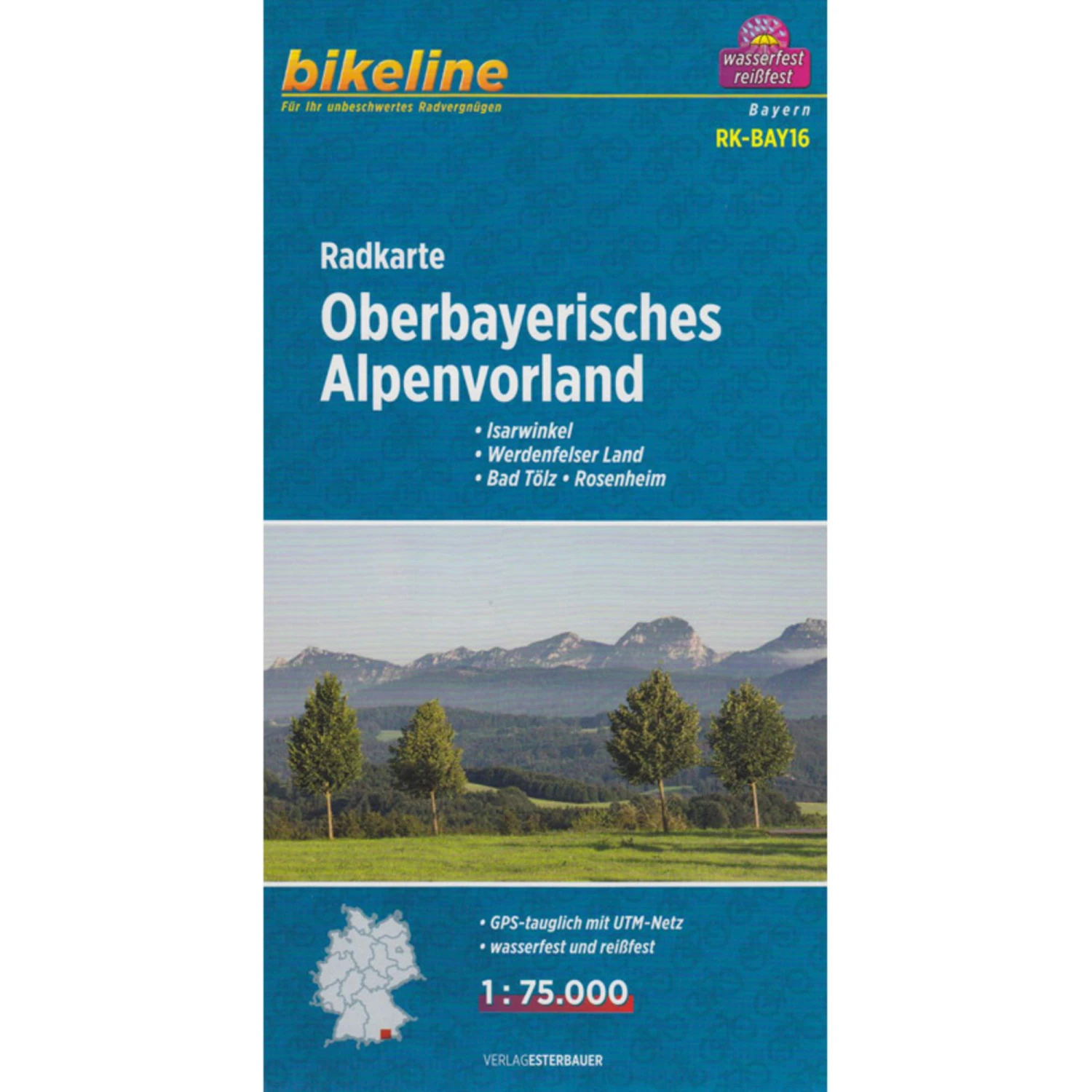 BIKELINE RK OBERBAYERISCHES ALPENVORLAND - Fahrradkarte 3 BIKELINE RK OBERBAYERISCHES ALPENVORLAND - Fahrradkarte