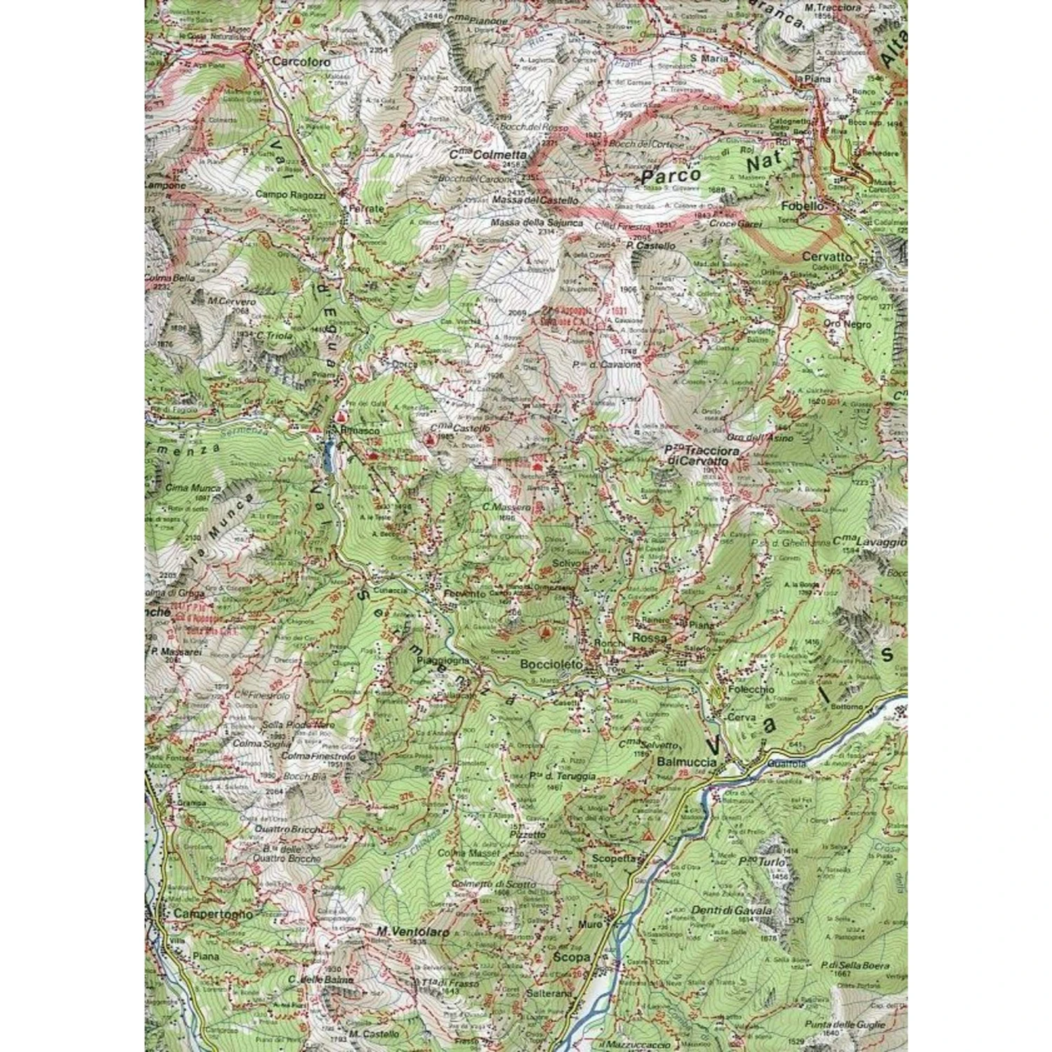 IGC Italien 1 : 50 000 Wanderkarte 10 Monte Rosa - Wanderkarte – Bild 2