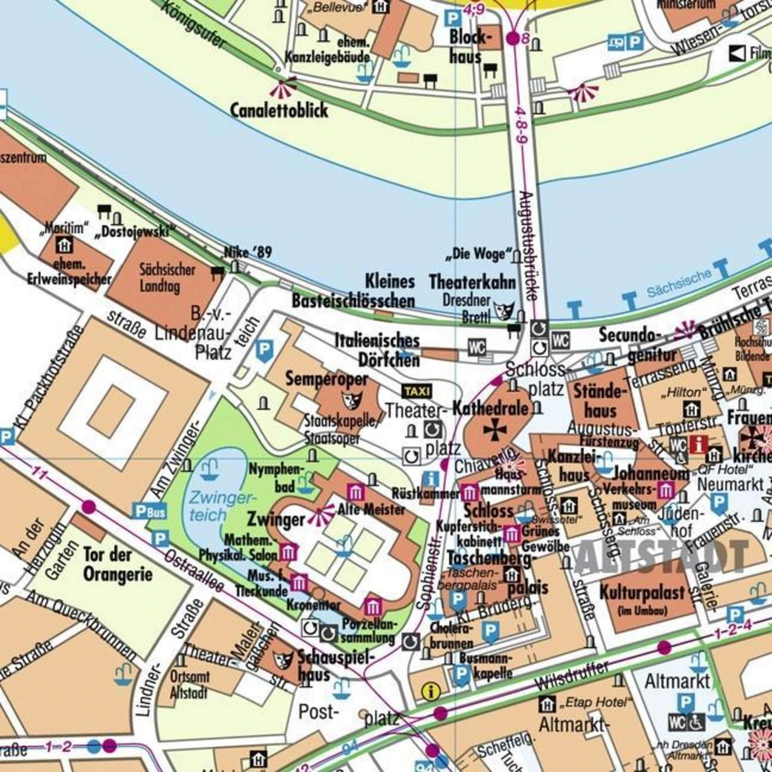 Dresden Cityplan 1 : 10 000 - Stadtplan 4 Dresden Cityplan 1 : 10 000 - Stadtplan – Bild 2
