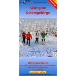 Wintersportkarte Skiregion Osterzgebirge 1:33 000 - Winterwanderkarte
