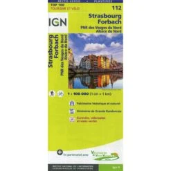 Strasbourg Forbach 1:100 000 - Karte