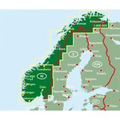 Norwegen, Autoatlas 1:250.000 - 1:400.000 - Straßenkarte 5 Norwegen, Autoatlas 1:250.000 - 1:400.000 - Straßenkarte -Sport Kleidung Welt 5637357458 b norwegen autoatlas 1250000 1400000 24