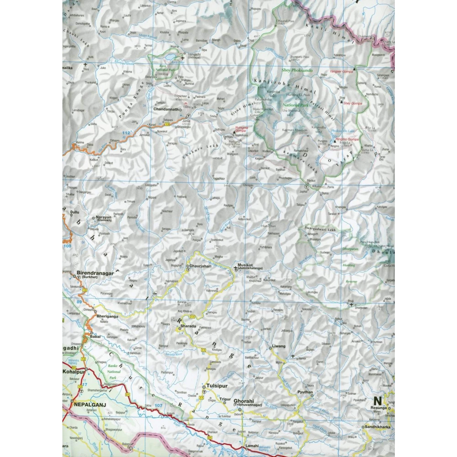 MARCO POLO Länderkarte Nepal 1:750 000 - Straßenkarte 4 MARCO POLO Länderkarte Nepal 1:750 000 - Straßenkarte – Bild 2