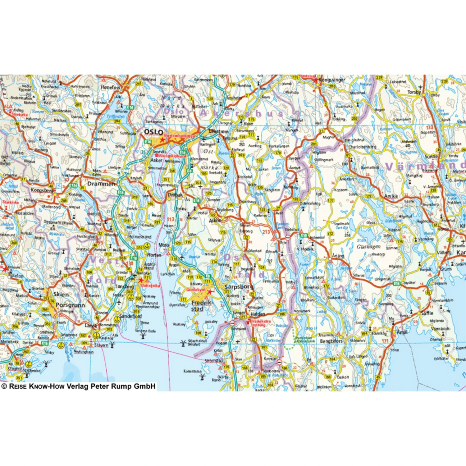 RKH WMP SÜDSCHWEDEN, SÜDNORWEGEN - Straßenkarte 4 RKH WMP SÜDSCHWEDEN, SÜDNORWEGEN - Straßenkarte – Bild 2