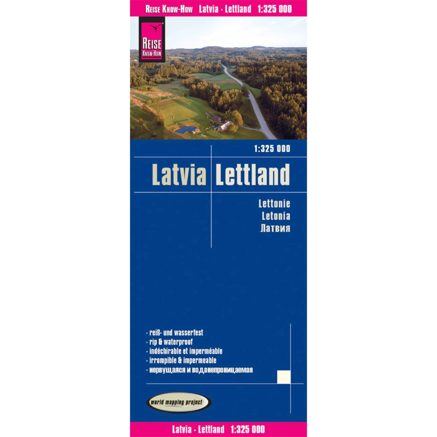 RKH WMP LETTLAND 1:325.000 - Straßenkarte 3 RKH WMP LETTLAND 1:325.000 - Straßenkarte