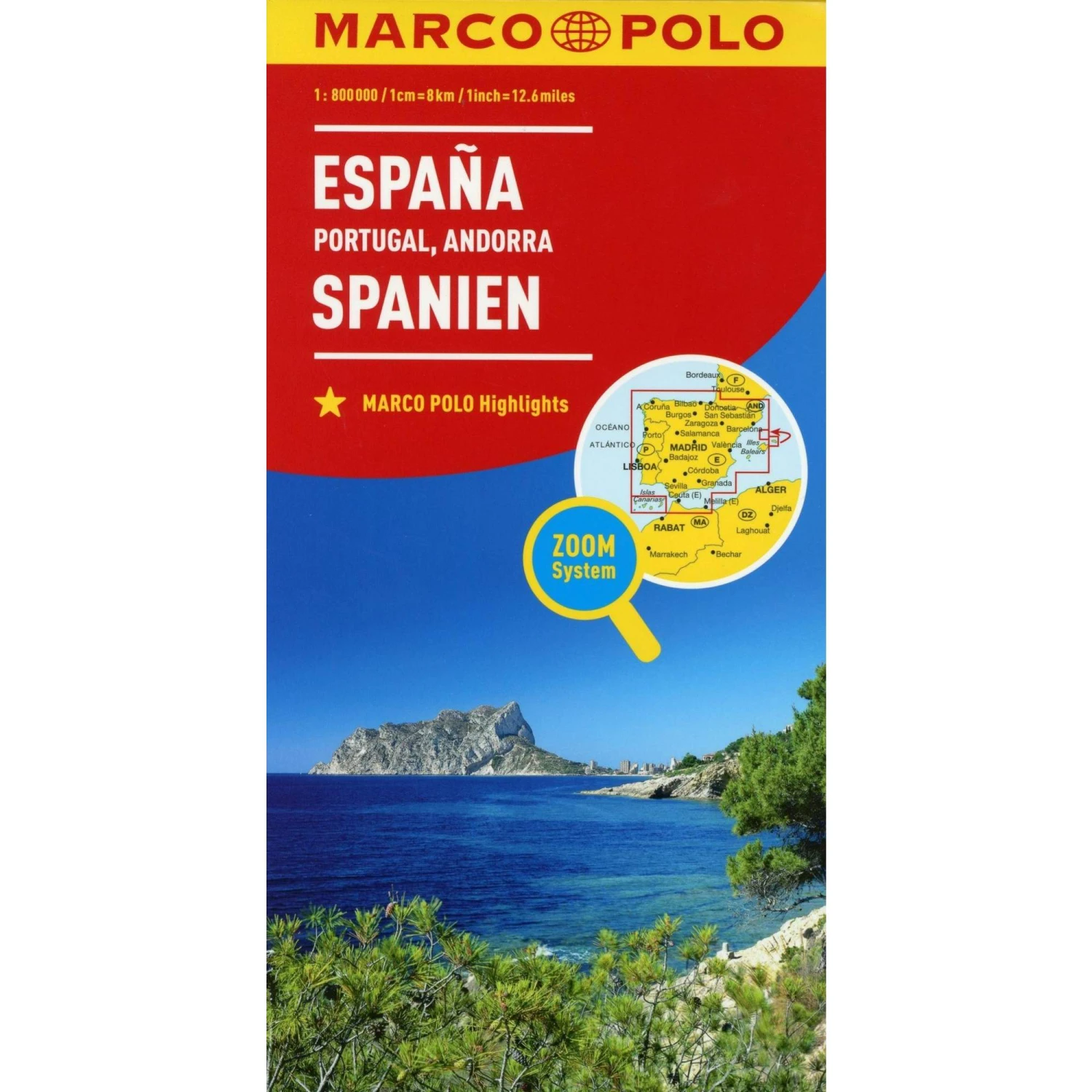 MARCO POLO Länderkarte Spanien, Portugal, Andorra 1:800 000 - Straßenkarte 3 MARCO POLO Länderkarte Spanien, Portugal, Andorra 1:800 000 - Straßenkarte
