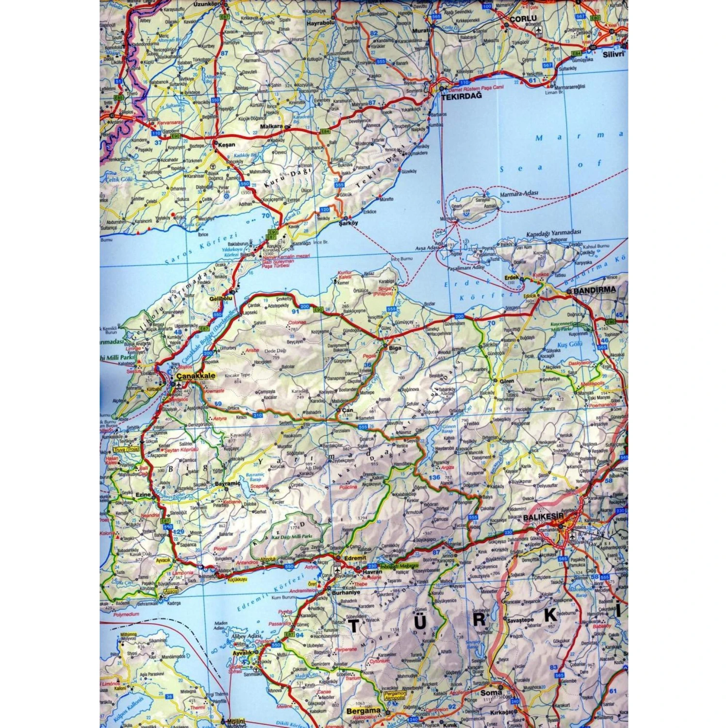 MARCO POLO Länderkarte Griechenland 1:800 000 - Straßenkarte 4 MARCO POLO Länderkarte Griechenland 1:800 000 - Straßenkarte – Bild 2