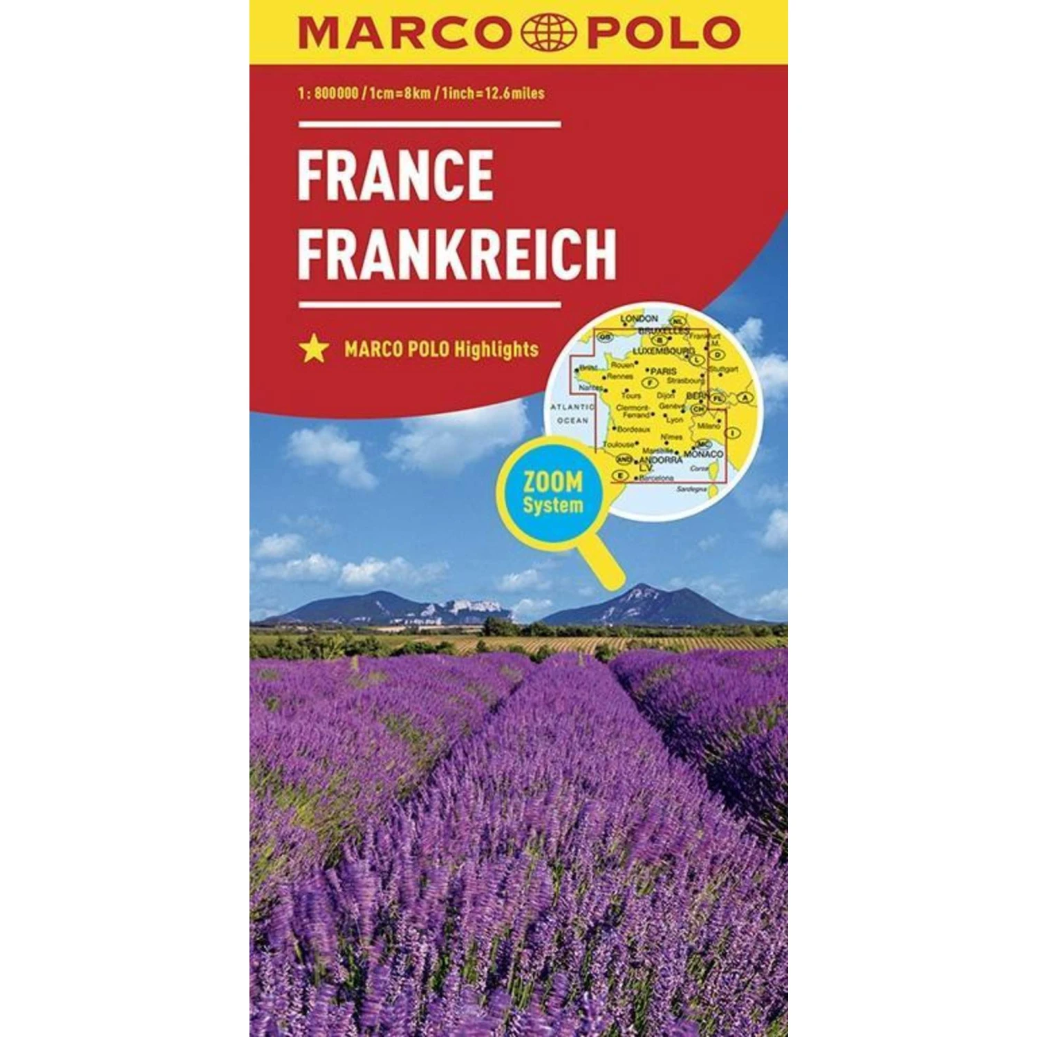 MARCO POLO Länderkarte Frankreich 1:800 000 - Straßenkarte 3 MARCO POLO Länderkarte Frankreich 1:800 000 - Straßenkarte