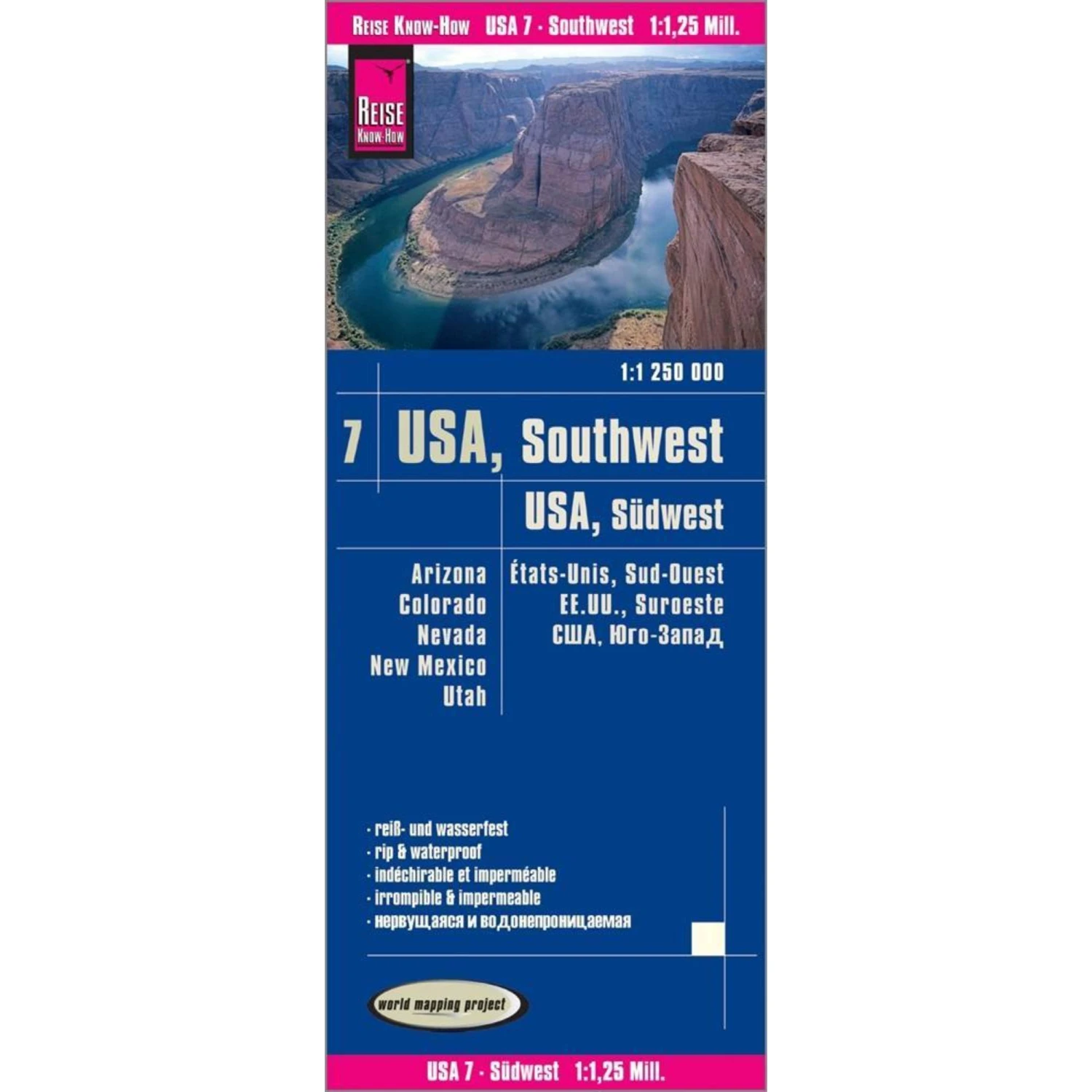 Reise Know-How Landkarte USA 07, Südwest (1:1.250.000) : Arizona, Colorado, Nevada, Utah, New Mexico - Straßenkarte 3 Reise Know-How Landkarte USA 07, Südwest (1:1.250.000) : Arizona, Colorado, Nevada, Utah, New Mexico - Straßenkarte