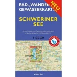 Schweriner See 1 : 35 000 Rad-, Wander- Und Gewässerkarte - Fahrradkarte