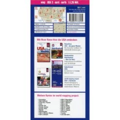 Reise Know-How Landkarte USA 02 Nord 1 : 1.250.000. Idaho, Montana, Wyoming, North Dakota, South Dakota, Nebraska - Straßenkarte -Sport Kleidung Welt 5637382712 b rkh wmp usa 02 nord 24