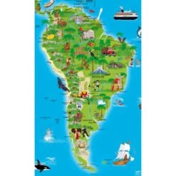 Erlebnis Illustrierte Weltkarte Planokarte - Karte -Sport Kleidung Welt 5637386220 c erlebnis illustrierte weltkarte planokarte 24