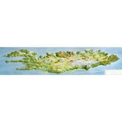 Relief Island Klein 1:500.000 - Karte -Sport Kleidung Welt 5637389198 c relief island klein 1500000 24