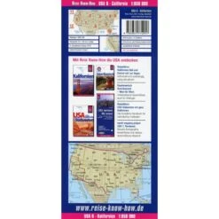 Reise Know-How Landkarte USA 6, Kalifornien 1:850.000 - Straßenkarte 6 Reise Know-How Landkarte USA 6, Kalifornien 1:850.000 - Straßenkarte -Sport Kleidung Welt 5637389662 b rkh wmp usa 6 kalifornien 24