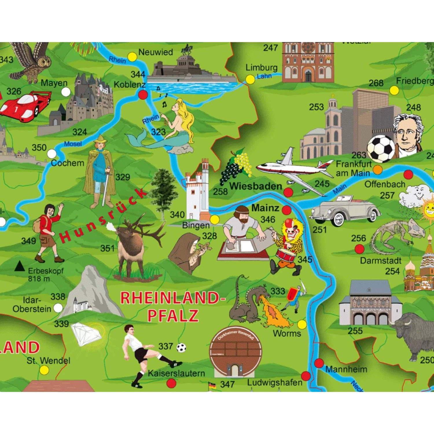 KINDER DEUTSCHLANDKARTE POSTER 4 KINDER DEUTSCHLANDKARTE POSTER – Bild 2