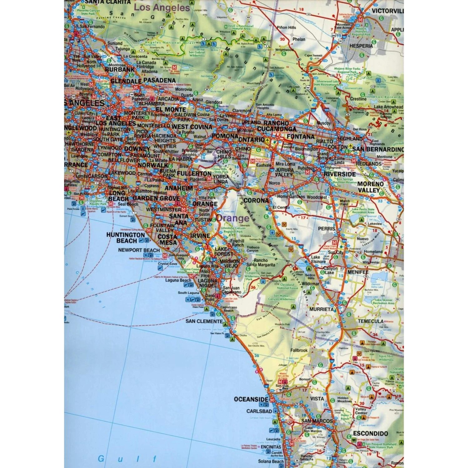 Kalifornien, Autokarte 1:600.000 - Straßenkarte 6 Kalifornien, Autokarte 1:600.000 - Straßenkarte – Bild 4