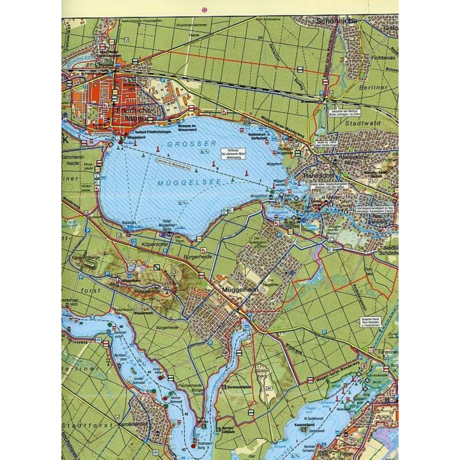 Dahme - Spree - Köpenick, Erkner, Königs Wusterhausen 1 : 35 000 - Fahrradkarte 4 Dahme - Spree - Köpenick, Erkner, Königs Wusterhausen 1 : 35 000 - Fahrradkarte – Bild 2