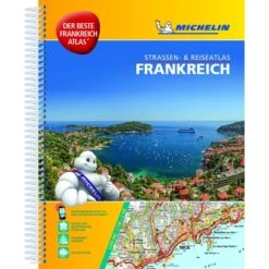 Michelin Atlas Frankreich (DIN A4) Spiralbindung - Straßenkarte