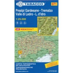 Tabacco Wandern 1 : 25 000 Prealpi Gardesane -Tremalzo Valle Di Ledro-L.d'Idro - Wanderkarte