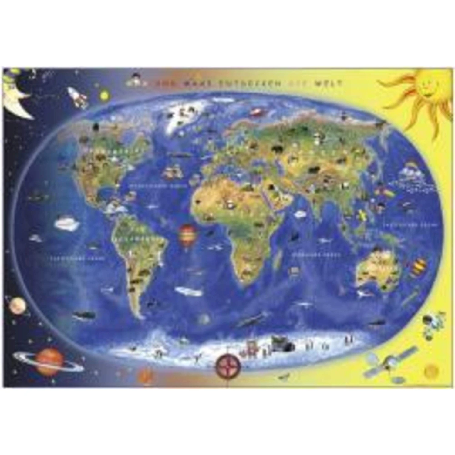 Kinderweltkarte Lernposter - Weltkarte 3 Kinderweltkarte Lernposter - Weltkarte
