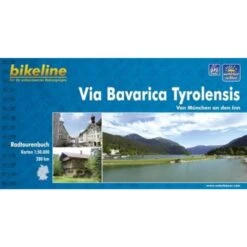 Bikeline Via Bavarica Tyrolensis Von München An Den Inn 1 : 50 000 - Radwanderführer