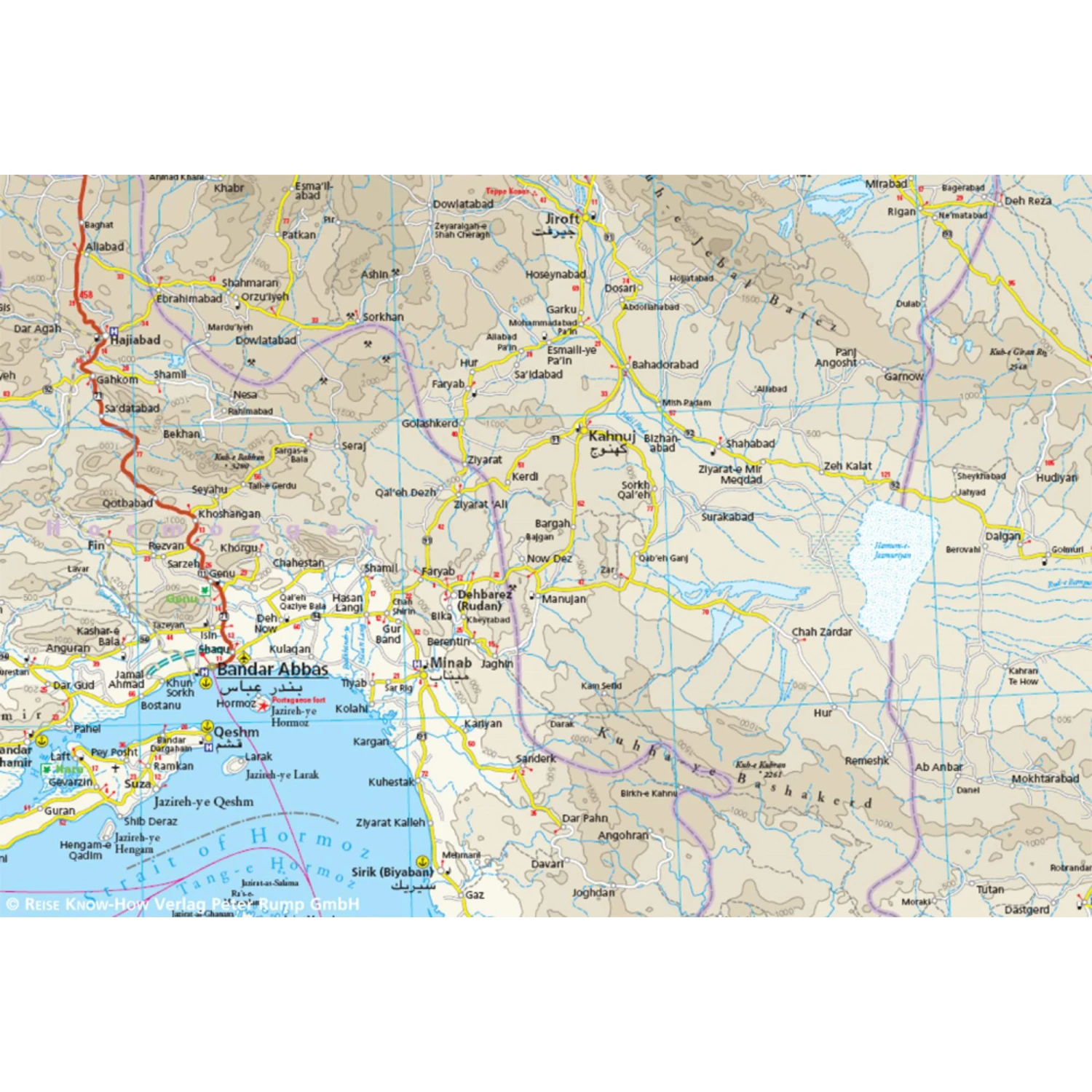 RKH WMP IRAN (1:1.500.000) - Straßenkarte 4 RKH WMP IRAN (1:1.500.000) - Straßenkarte – Bild 2