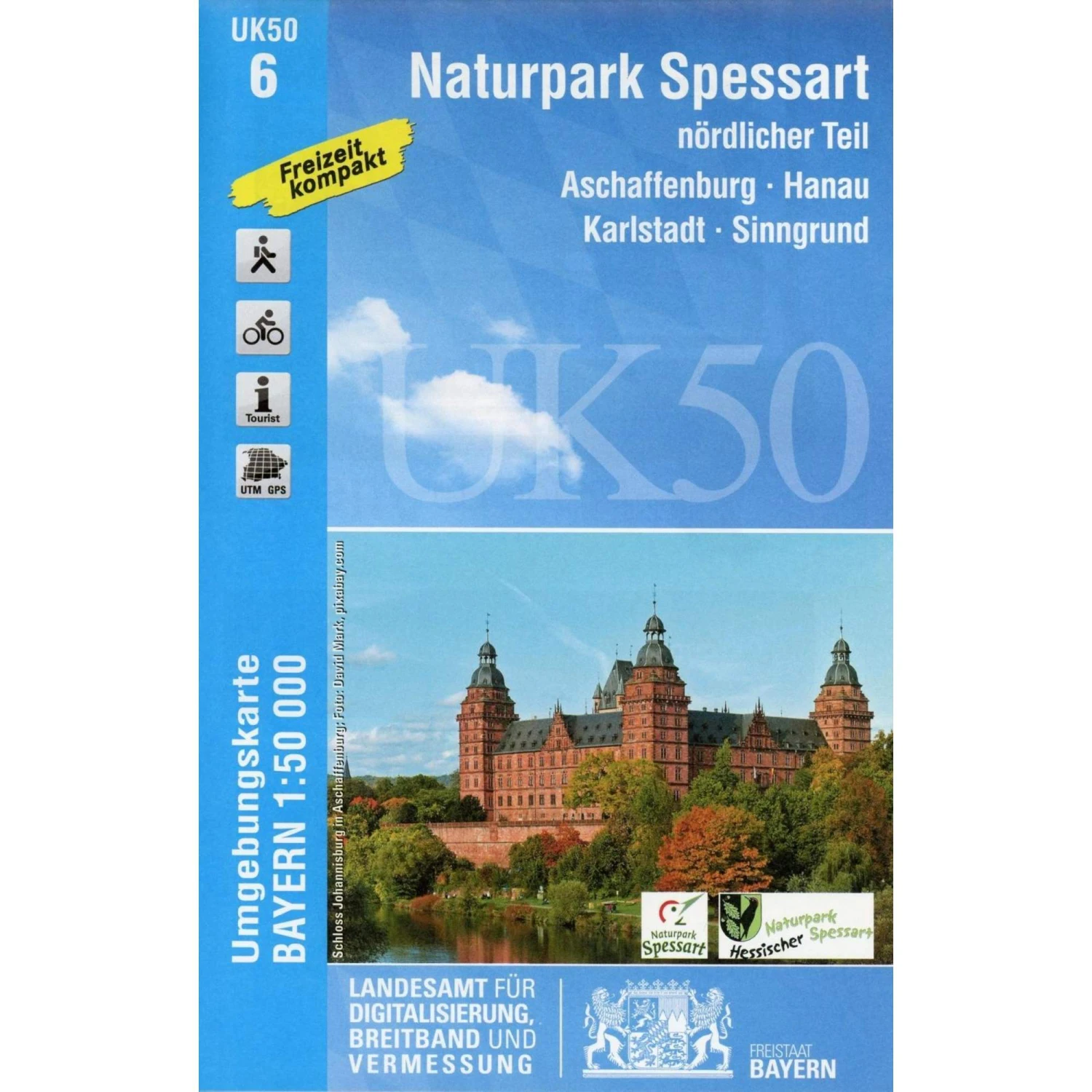 Naturpark Spessart Nördlicher Teil 1 : 50 000 (UK50-6) - Wanderkarte 3 Naturpark Spessart Nördlicher Teil 1 : 50 000 (UK50-6) - Wanderkarte