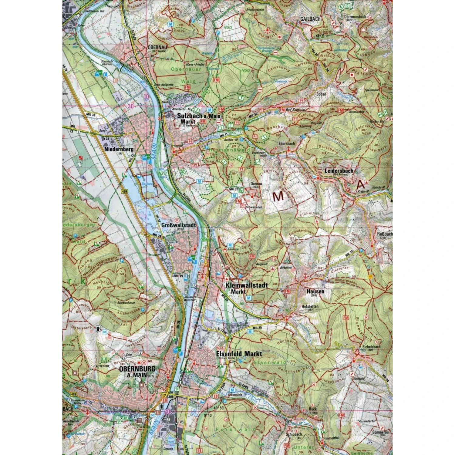 Naturpark Spessart Nördlicher Teil 1 : 50 000 (UK50-6) - Wanderkarte 5 Naturpark Spessart Nördlicher Teil 1 : 50 000 (UK50-6) - Wanderkarte – Bild 3