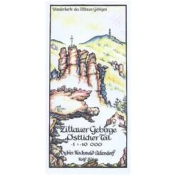 Zittauer Gebirge Östlicher Teil 1:10 000 - Wanderkarte