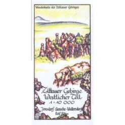 Zittauer Gebirge Westlicher Teil 1 : 10 000 - Wanderkarte
