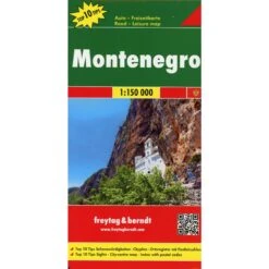 Montenegro 1 : 150 000 - Straßenkarte