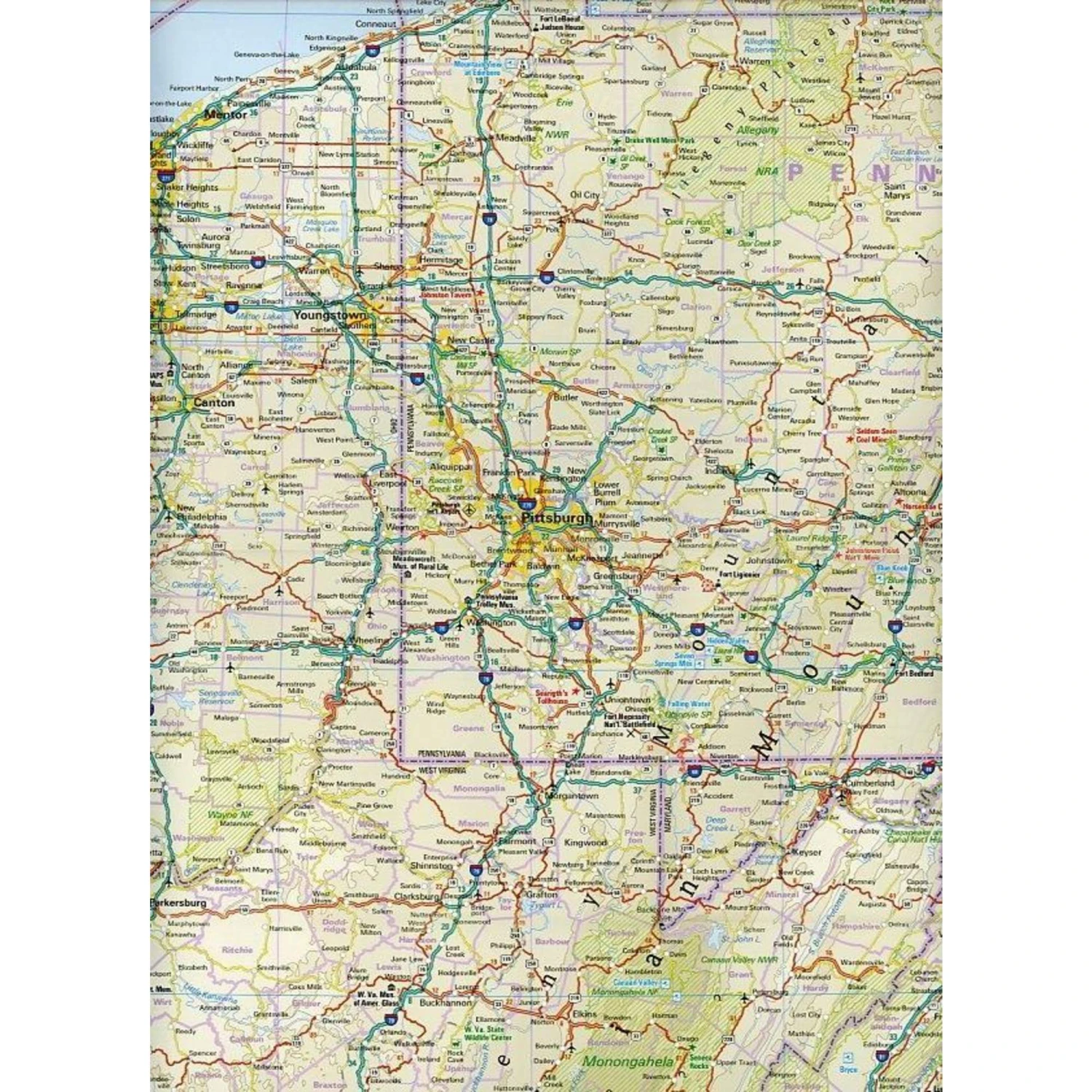 World Mapping Project USA 04. Nordost 1 : 1 250 000 - Straßenkarte 5 World Mapping Project USA 04. Nordost 1 : 1 250 000 - Straßenkarte – Bild 3