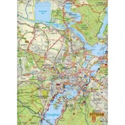 Radwander- Und Wanderkarte Potsdamer Havelseen, Blütenstadt Werder Und Umgebung 1 : 35 000 - Wanderkarte -Sport Kleidung Welt 5637448046 c potsdamer havelseen bluetenstadt werder 24