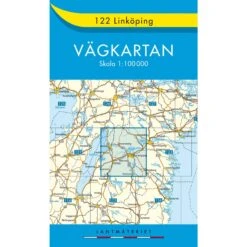 VÄGKARTAN 122 LINKÖPING - Straßenkarte
