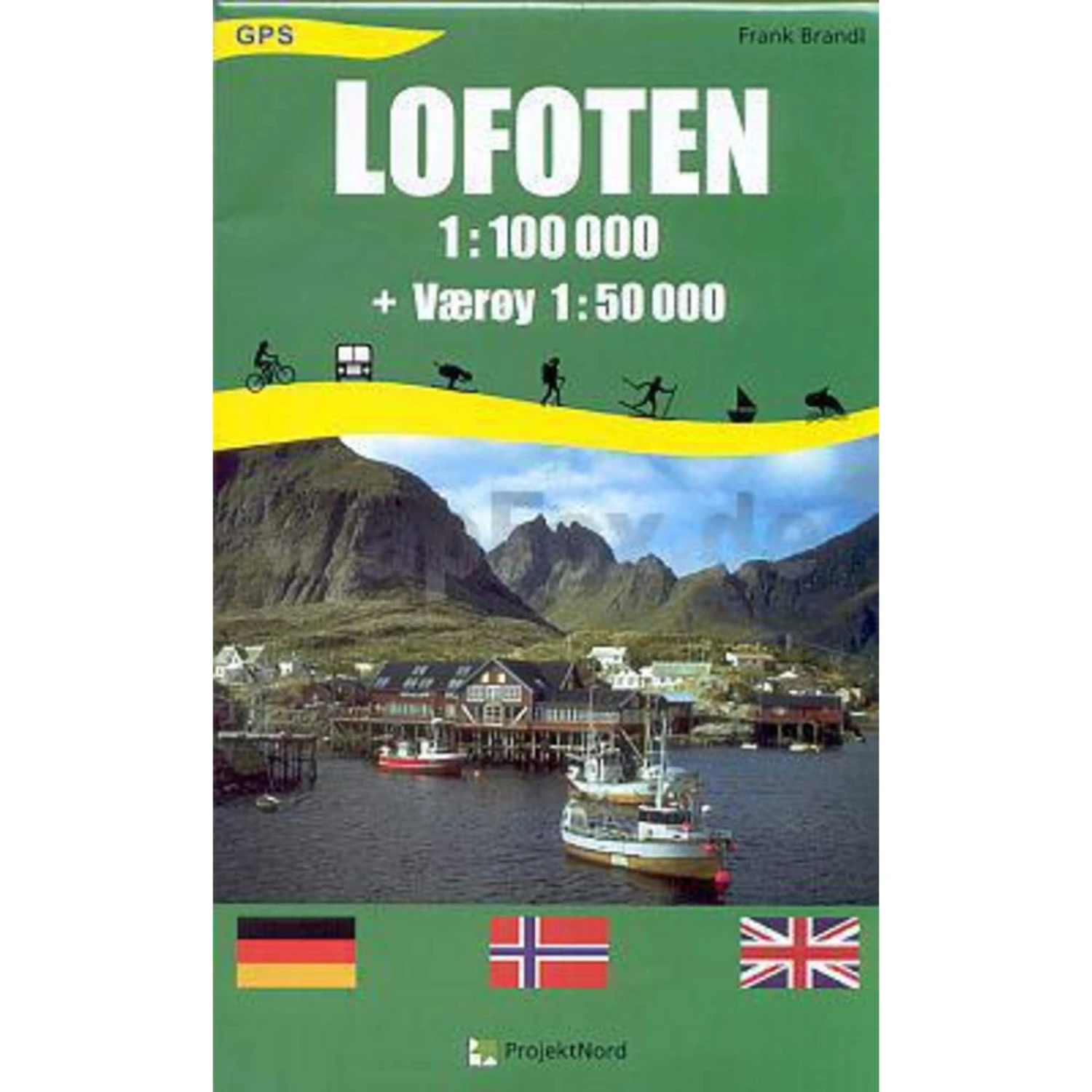 LOFOTEN 1 : 100 000 - Wanderkarte 3 LOFOTEN 1 : 100 000 - Wanderkarte