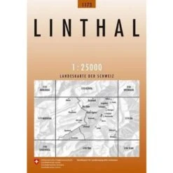 Swisstopo 1 : 25 000 Linthal - Wanderkarte