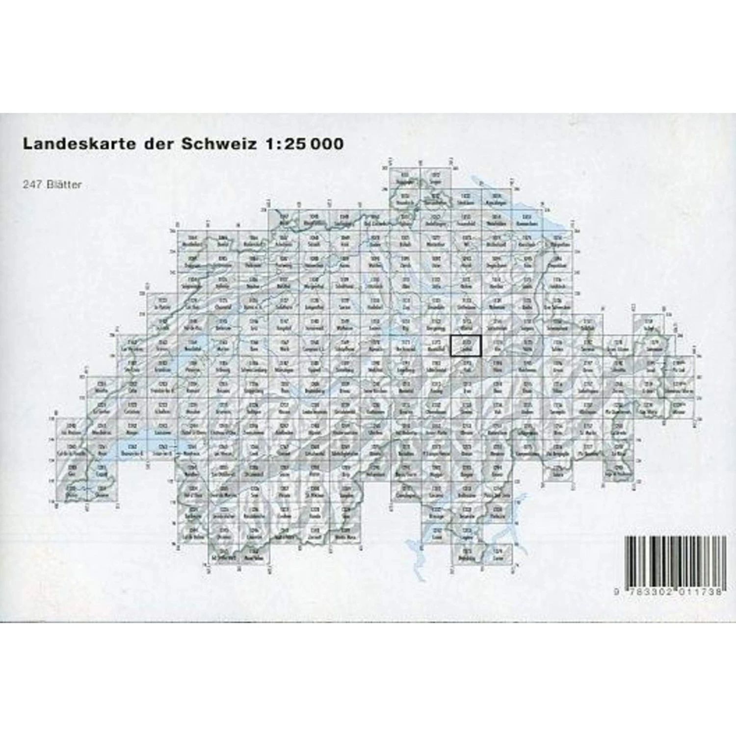 Swisstopo 1 : 25 000 Linthal - Wanderkarte 4 Swisstopo 1 : 25 000 Linthal - Wanderkarte – Bild 2