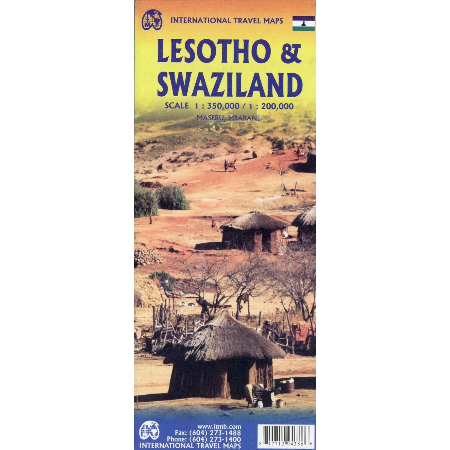 Swaziland Travel Reference Map 1 : 250 000 - Karte 3 Swaziland Travel Reference Map 1 : 250 000 - Karte