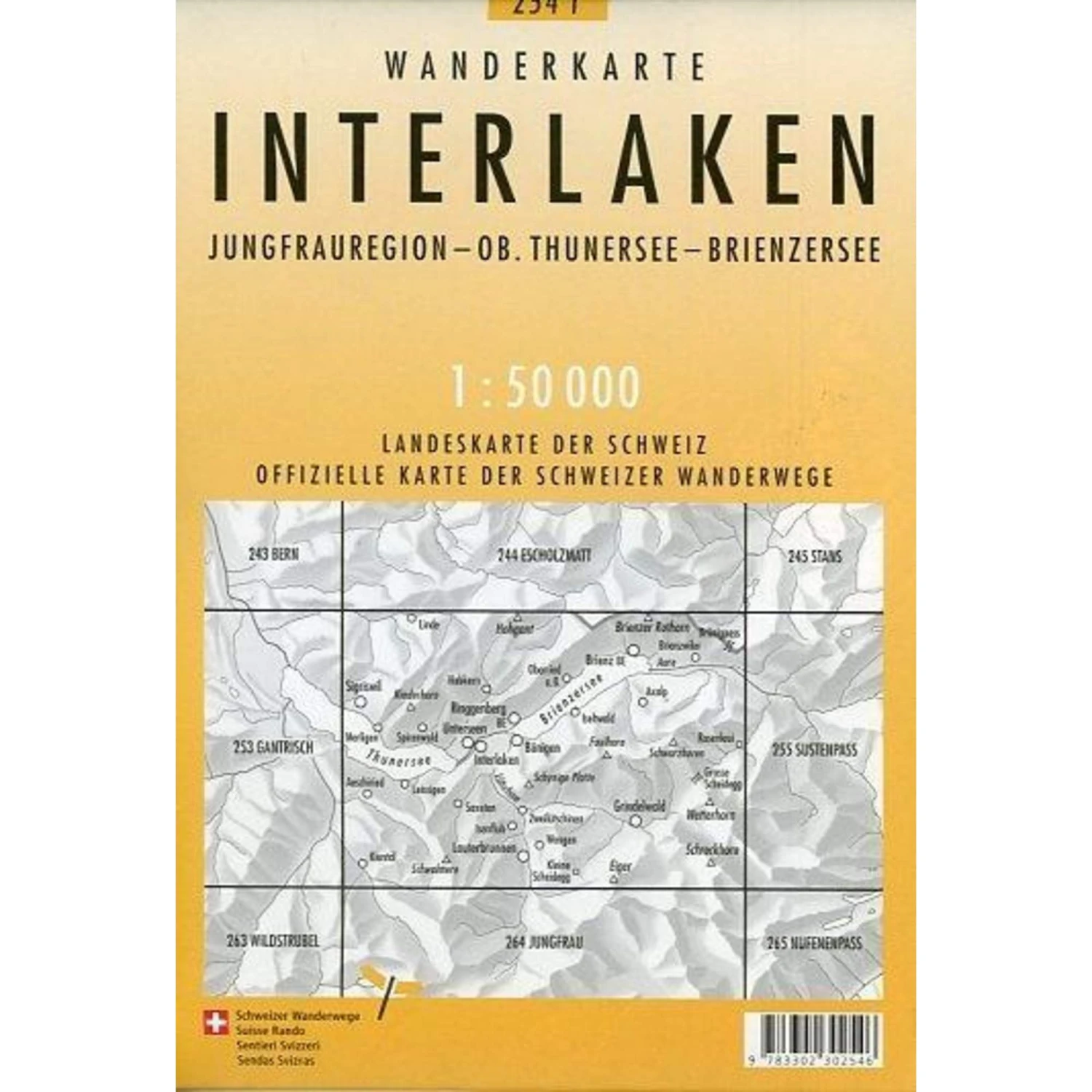 Swisstopo 1 : 50 000 Interlaken - Wanderkarte 4 Swisstopo 1 : 50 000 Interlaken - Wanderkarte – Bild 2