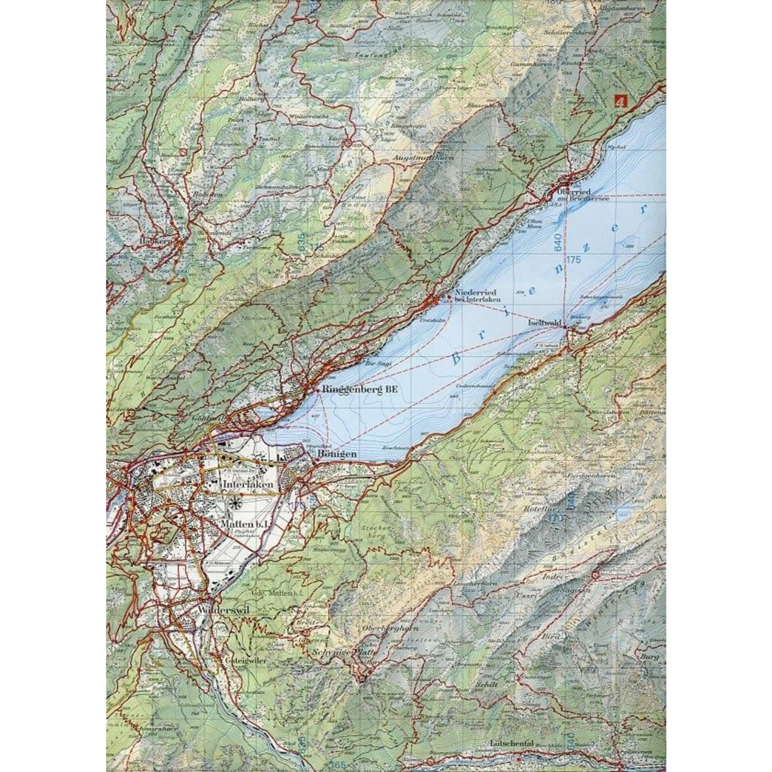 Swisstopo 1 : 50 000 Interlaken - Wanderkarte 5 Swisstopo 1 : 50 000 Interlaken - Wanderkarte – Bild 3