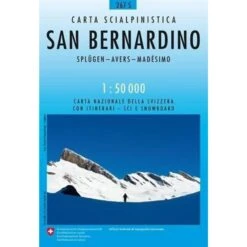 Swisstopo 1 : 50 000 San Bernardino Ski - Wanderkarte