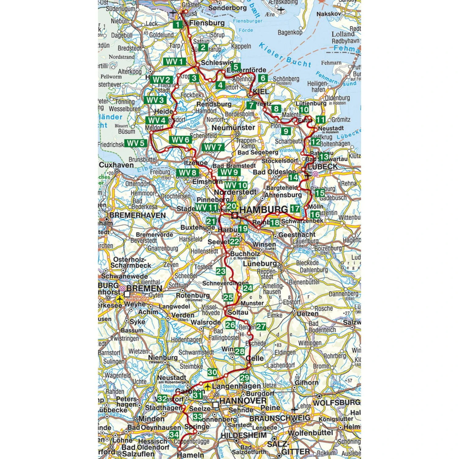 FERNWANDERWEG E1 DEUTSCHLAND NORD - Wanderführer 4 FERNWANDERWEG E1 DEUTSCHLAND NORD - Wanderführer – Bild 2