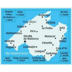 KOMPASS Wanderkarte Mallorca 1:75 000 - Wanderkarte -Sport Kleidung Welt 5637579519 b kompass wanderkarte mallorca 175 000 24