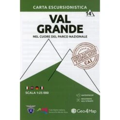 Val Grande 1 : 25.000 - Wanderkarte