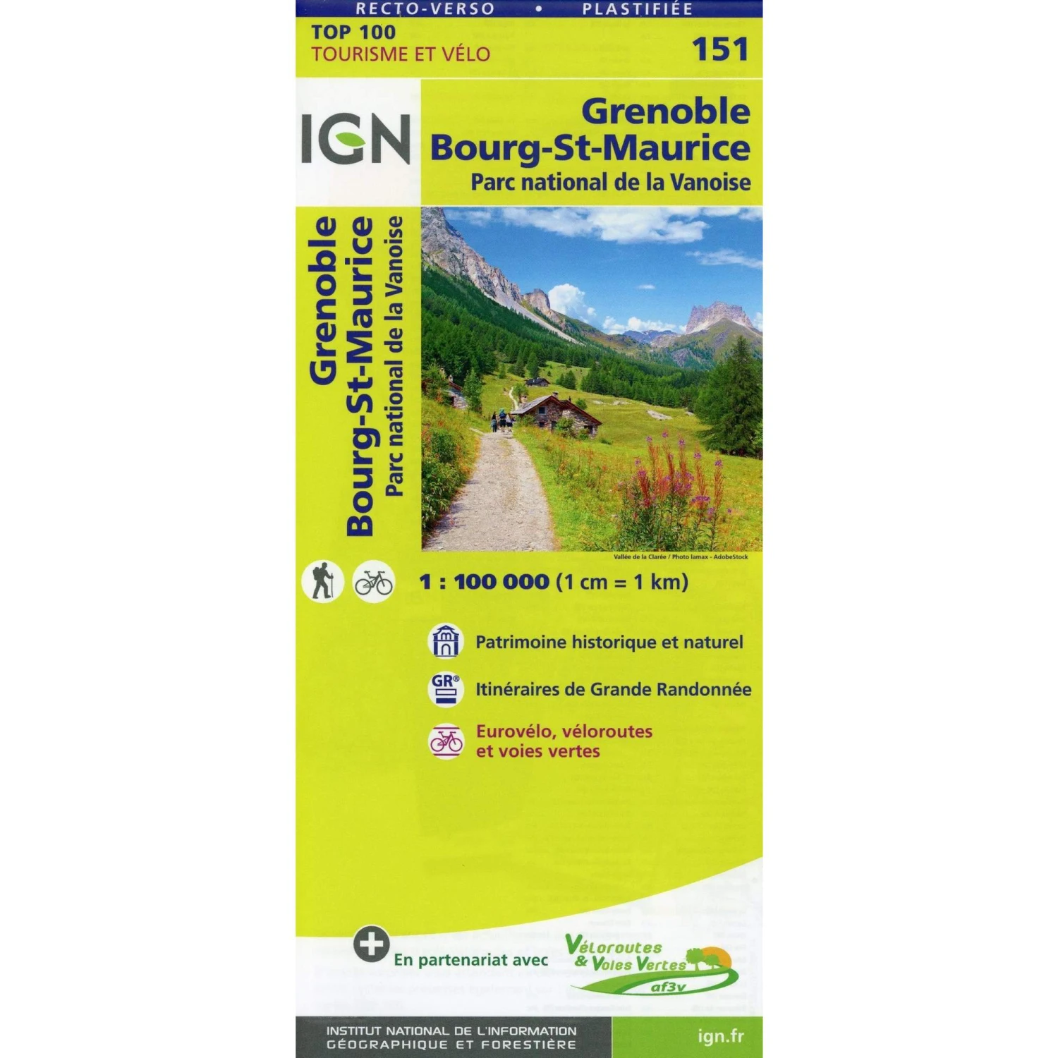 Grenoble Bourg-Saint-Maurice 1:100 000 - Wanderkarte 3 Grenoble Bourg-Saint-Maurice 1:100 000 - Wanderkarte