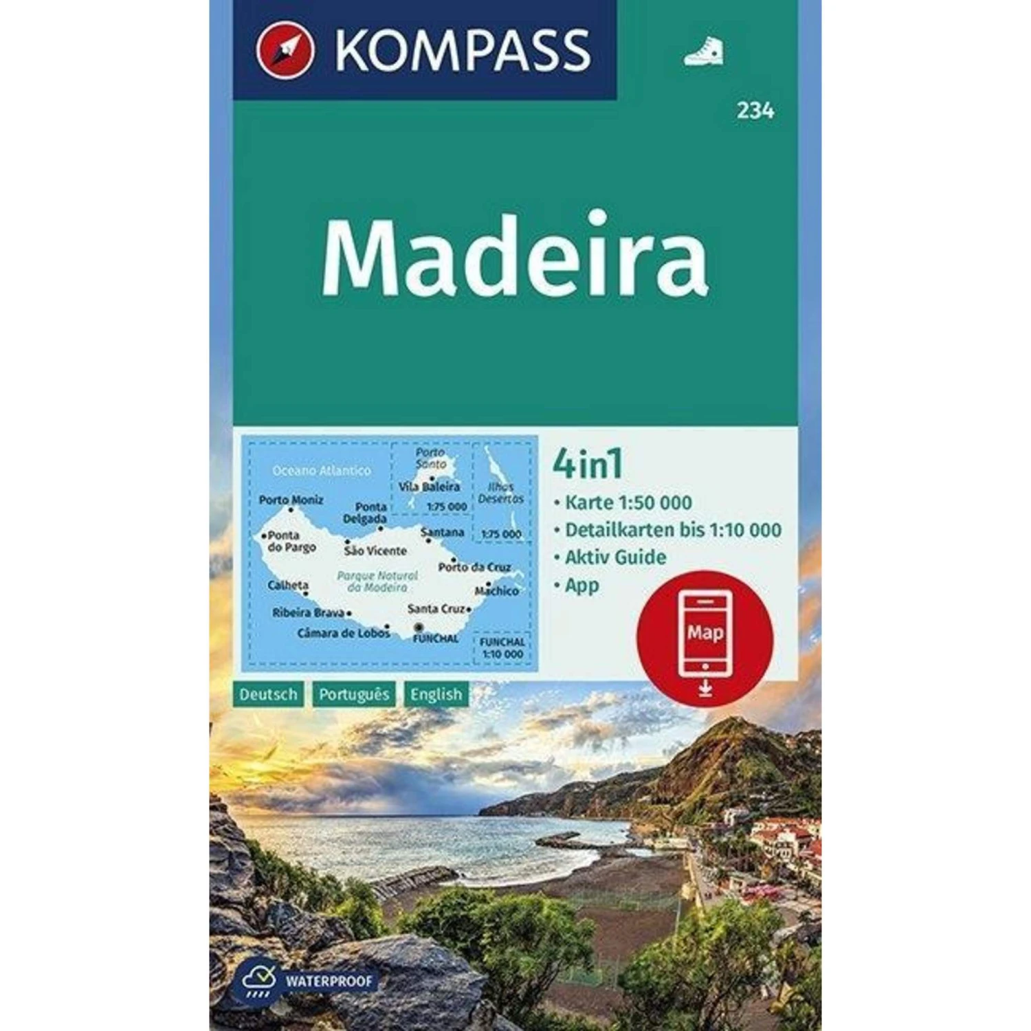 Madeira 1:50 000 - Wanderkarte 3 Madeira 1:50 000 - Wanderkarte