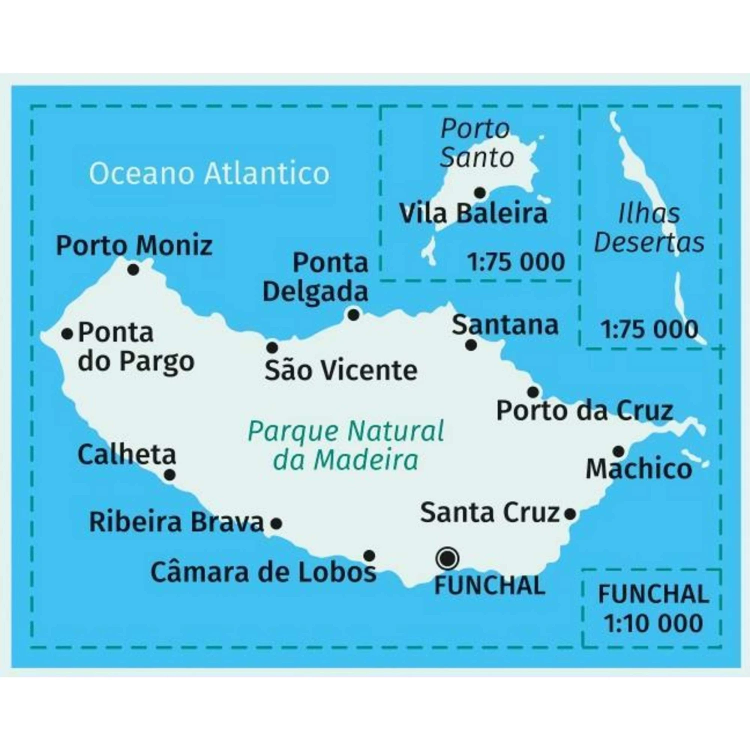 Madeira 1:50 000 - Wanderkarte 4 Madeira 1:50 000 - Wanderkarte – Bild 2
