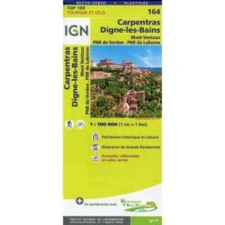 Carpentras Dignes-les-Bains 1:100 000 - Karte